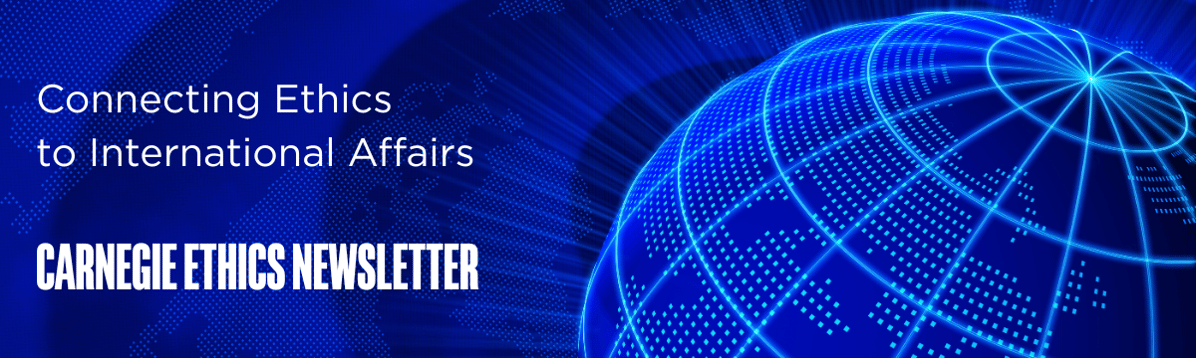 Carnegie Ethics Newsletter Email Banner